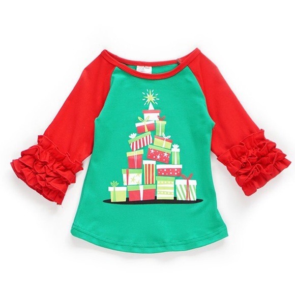 🎄 Christmas Tree Raglan🎄 - Picture 1 of 4